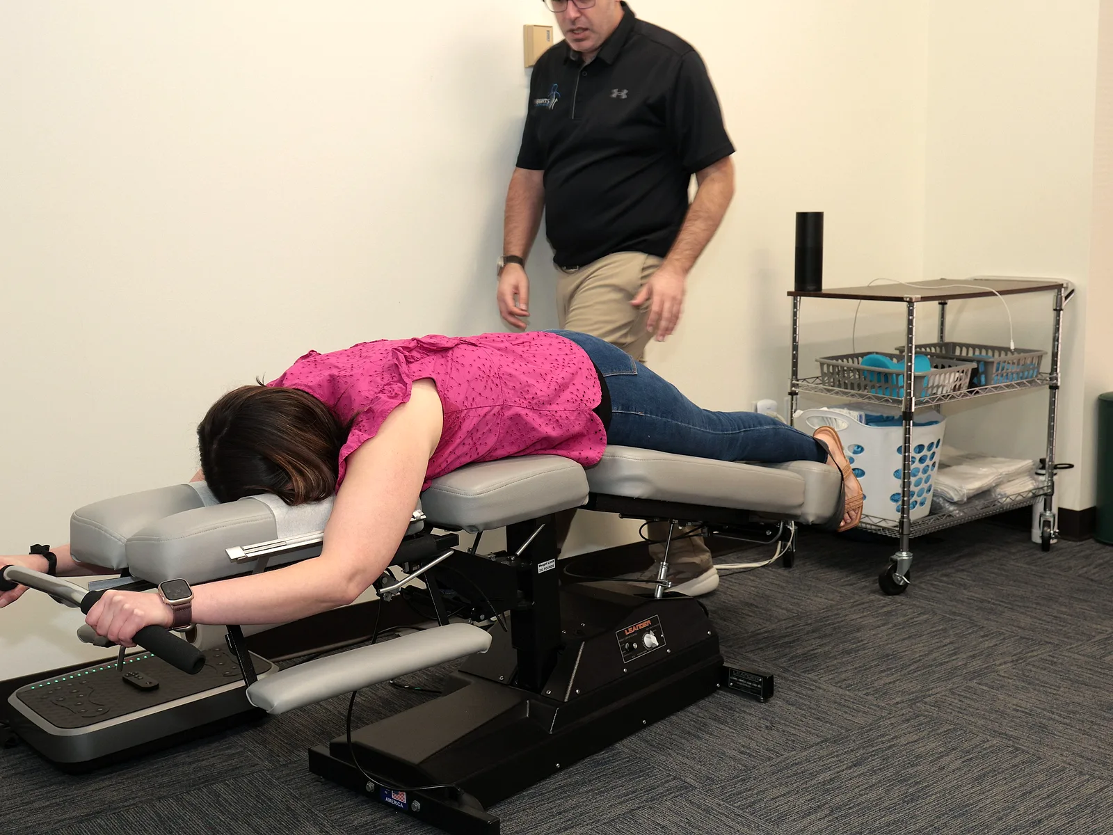 Flexion-Distraction at Heights Chiropractic Center in Houston