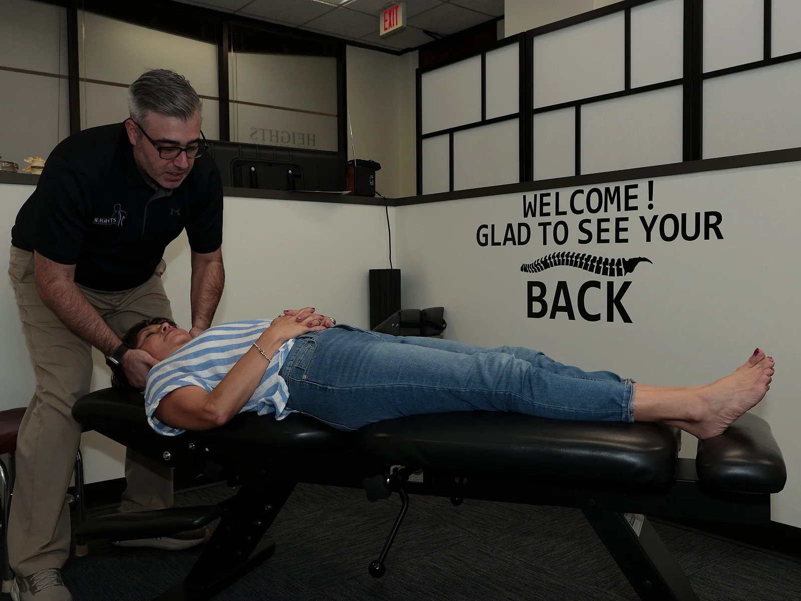 Chiropractic care for sciatica at Heights Chiropractic Center in Houston