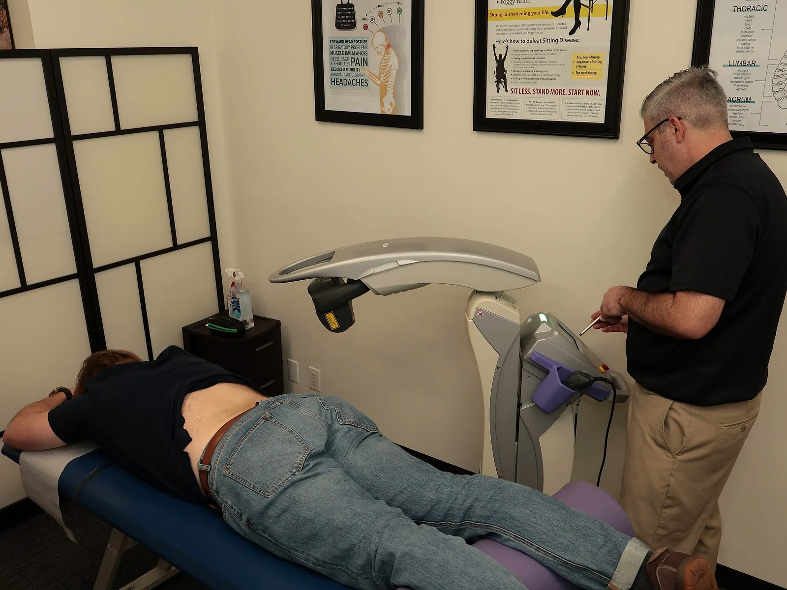 Heights Chiropractic Center treating sciatica in Houston